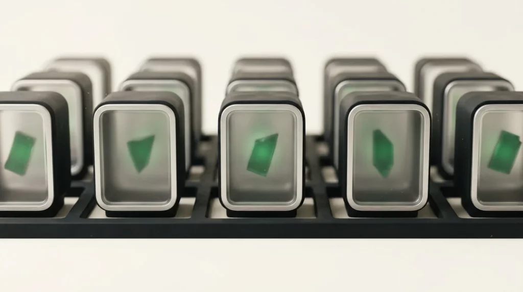 Strict data boundaries: each piece of sensitive data is sealed in its own compartment so nothing leaks between them.